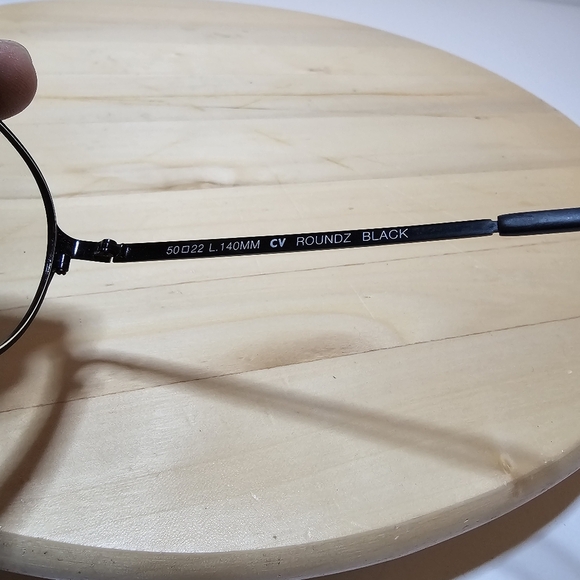 Steve Madden CV Roundz Black Full Rim Eye Glasses Metal Frame 50□22 L.140mm - Picture 8 of 10